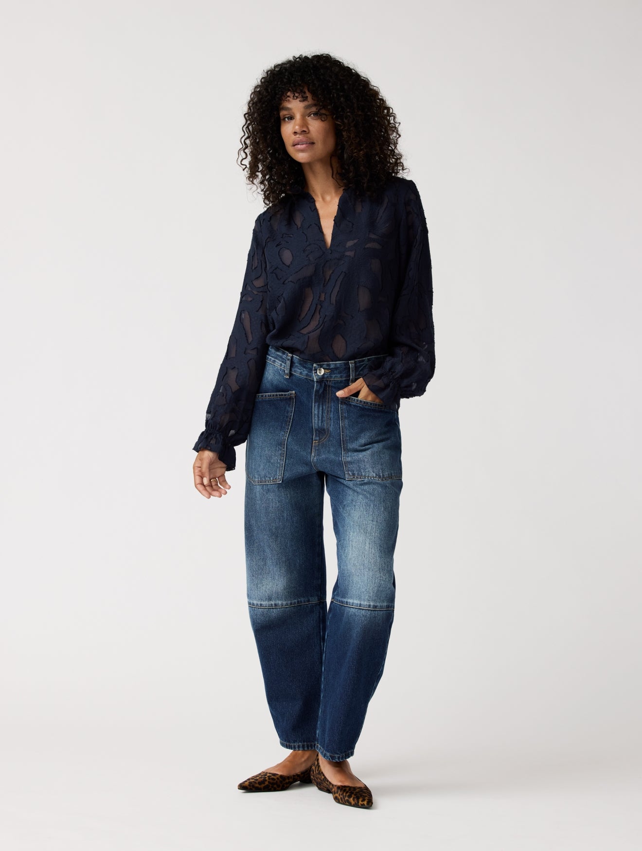 Heather Denim | Dark-Blue-Vintage